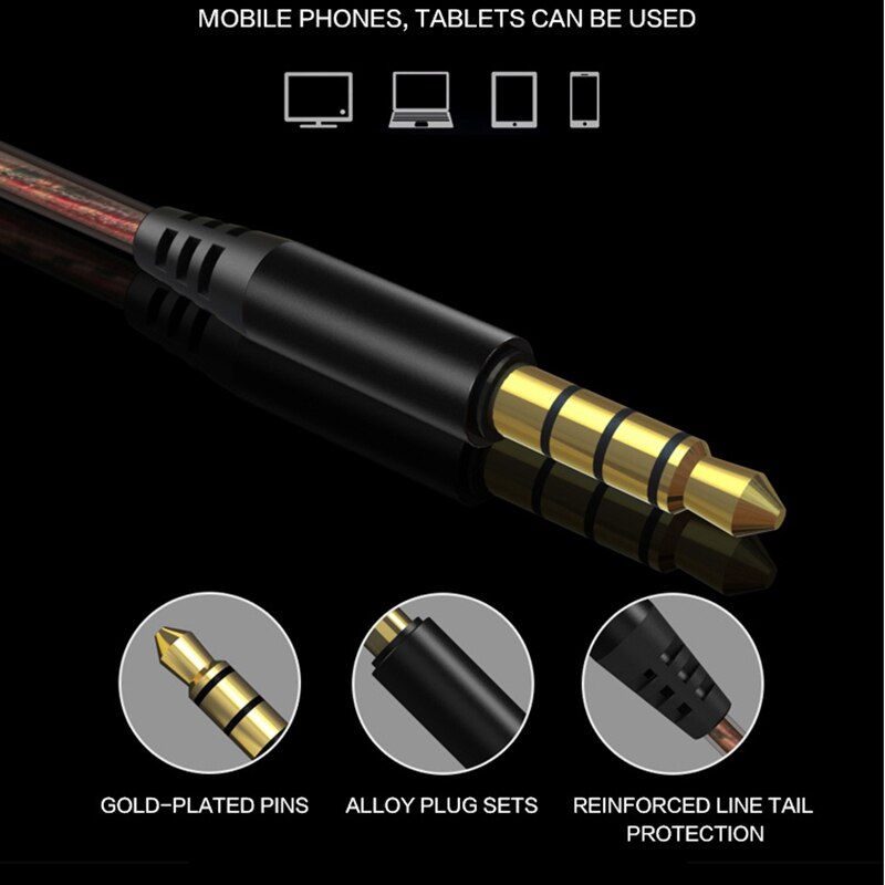 Qkz KD4 In-Oor Subwoofer Hoofdtelefoon Mobiele Telefoon Muziek MP3 Dual Unit Subwoofer Hoofdtelefoon