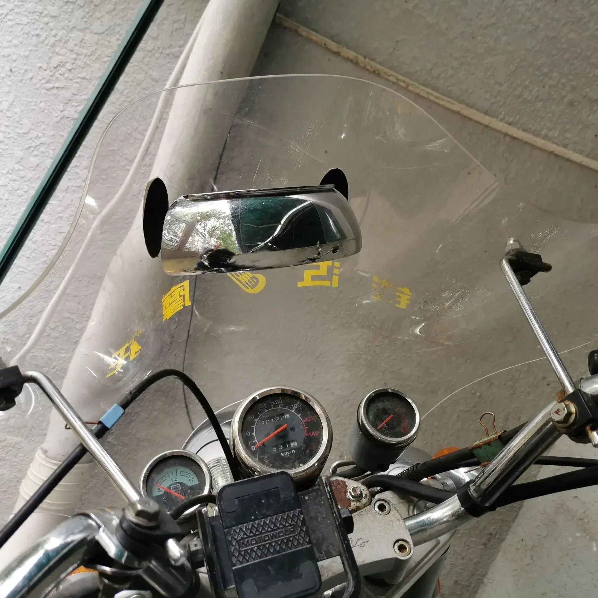 Zijspiegels voor motorfietsen Voorruit achteruitkijkspiegel achteruitkijkspiegel motorfiets scooters onderdelen