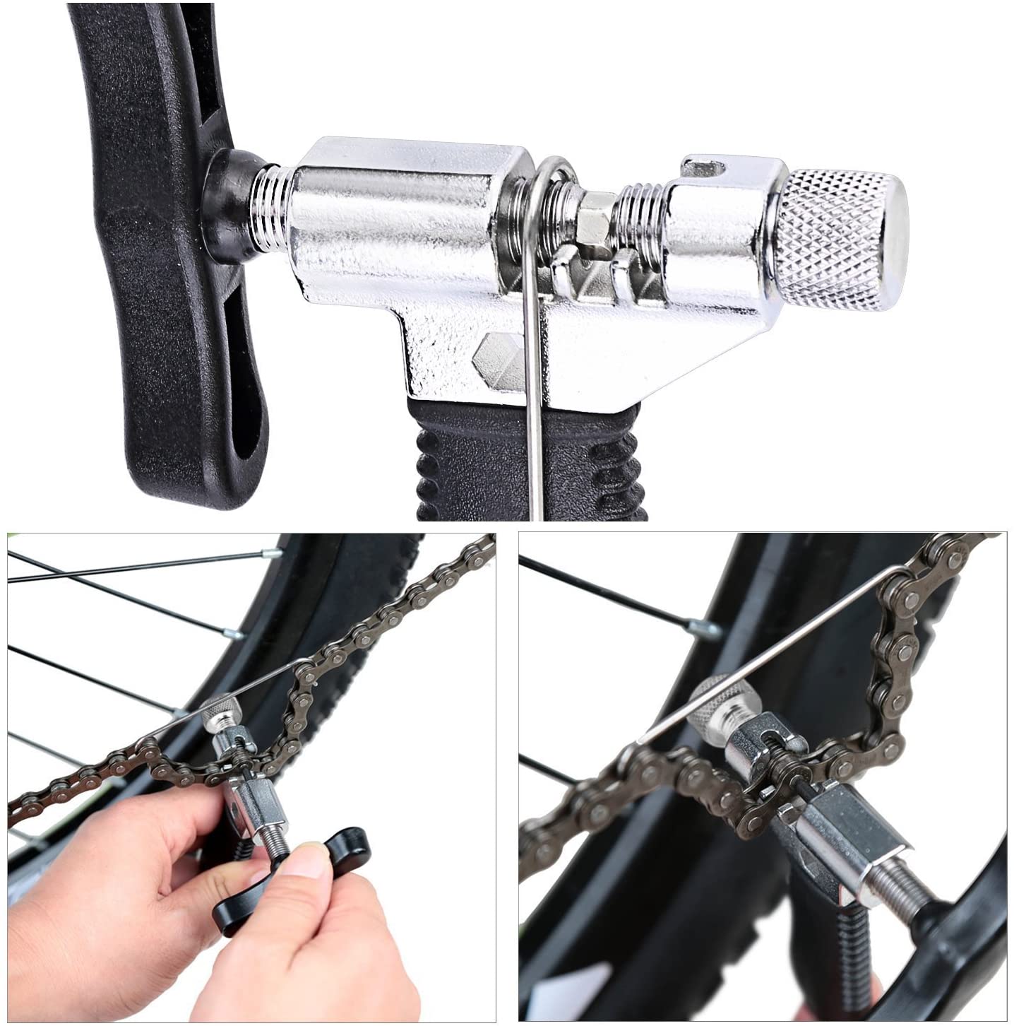Let installation cykelkæde værktøjssæt vejcykel magisk spænde fjernelse tænger kæde klemme mountainbike reparationssæt