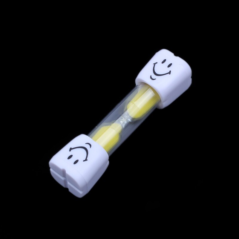 2 Minute Hourglass Kids Brush teeth Timer Smile Sand Egg Timer 2 Minutes Sandglass Timer yellow