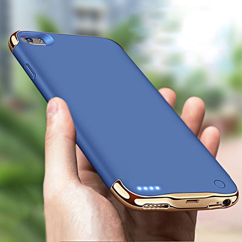 Fundas de carga de batería externa para iphone 6 6s 7 8 Plus, funda de carga de batería de Banco de energía ultradelgada para iphone 6 6s plus