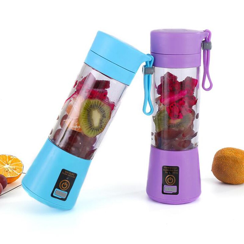 Household Portable Blender USB Mixer Electric Juicer Machine Smoothie Blender Mini Food Processor Personal Water Juice Blenders