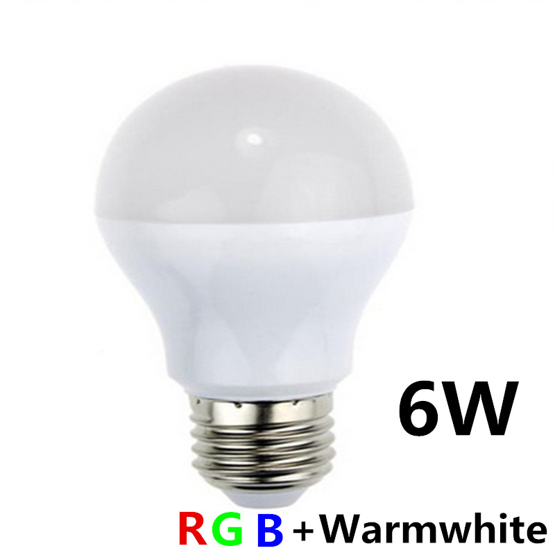 Milight – lampe Led 2.4G avec contrôleur Wifi, GU10, E27, 4, 6, 9W, RGBW, RGBWW, télécommande à quatre zones, variable: blanc chaud