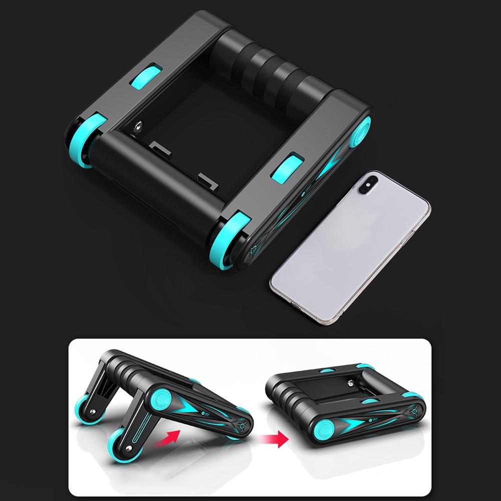 Abdominal Roller Wheel Push up Bars Ab Workout Wheels Trainers Exercise Fitness Equipment for Home Gym