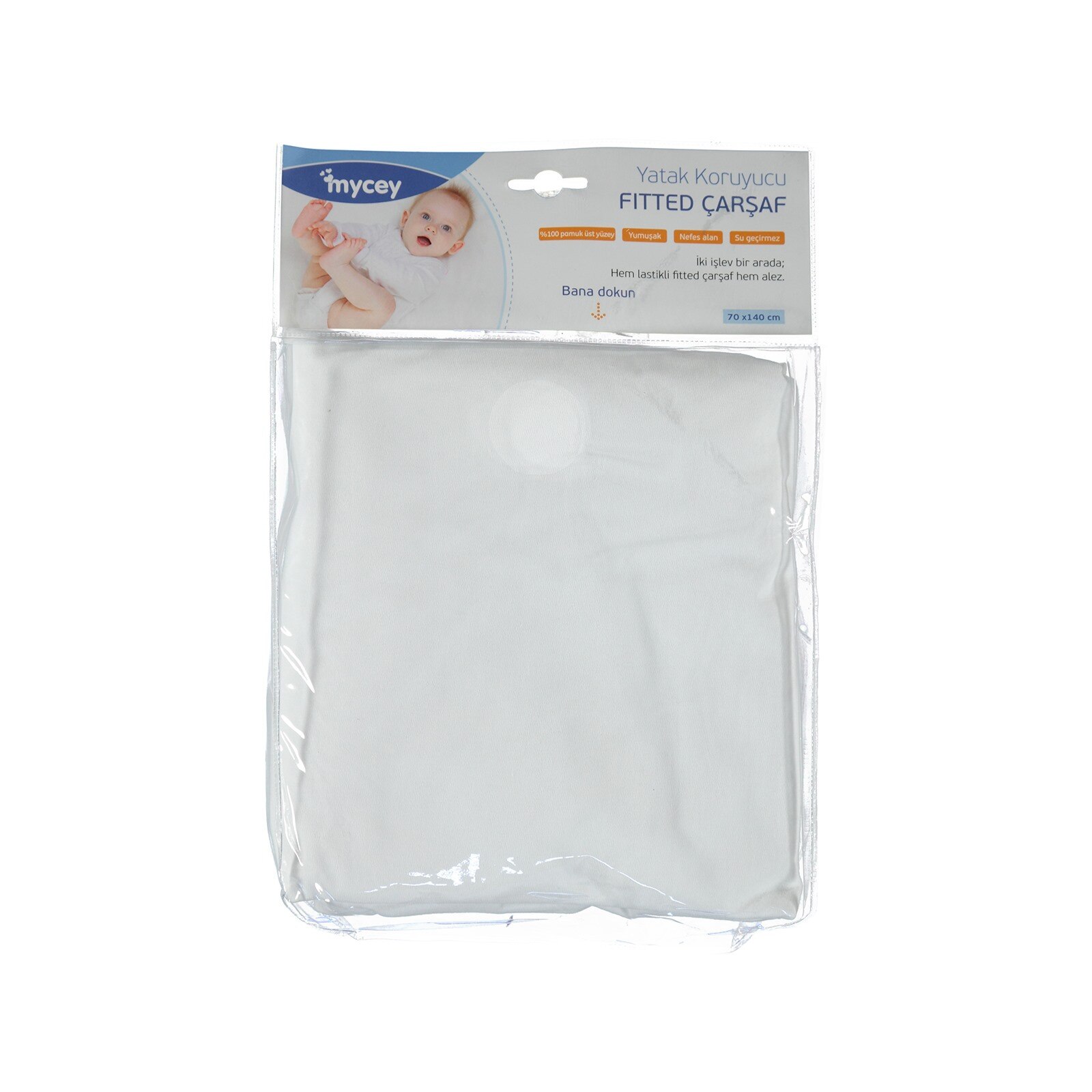 ebebek Mycey Fitted Mattress Cover Pad Protector