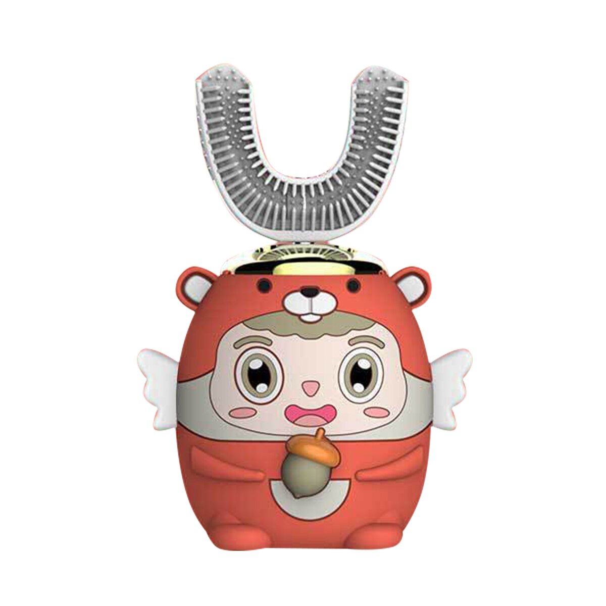 Children 5 Modes Automatic U Type Electric Toothbrush Intelligent Ultrasonic Toothbrush for 2-14 Years Old