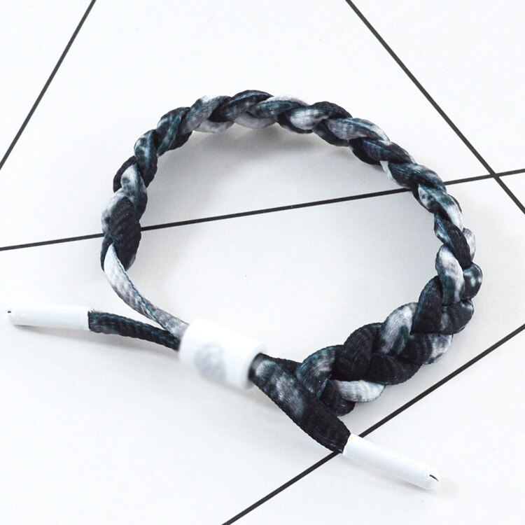 Simple Exquisite Hand Knitted Shoelace Bracelet All-matching Geometry Various Colours Little Lion Bracelet: 08