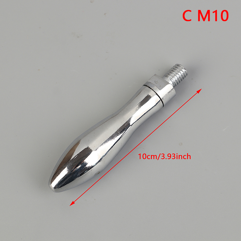 Mango giratorio M6 M8 M10 M12, volante galvanizado de Metal, perilla de torneado curvo, fresadora, herramientas, torno, 1 ud.: Oro