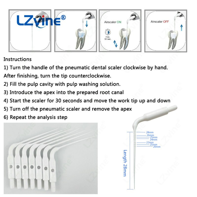 Zahn ultraschall-scaler tipps für wurzel kanal bewässerung/Endodontie behandlung ultraschall tipps kunststoff endo tipps für Luft scaler