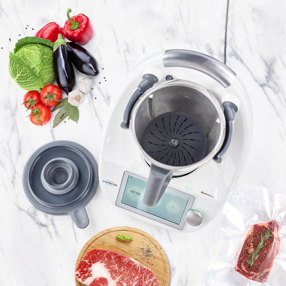 Thermomix Bimby TM6 TM31 TM5 accesorios espátula porción procesador de alimentos raspador rotativo tambor mezclador para Protector de cubierta de hoja