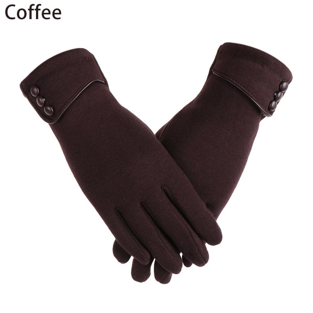 1 par de guantes cálidos de invierno para mujer, manoplas térmicas con forro polar para pantalla táctil, guantes a prueba de viento para conducir y esquiar: Azul