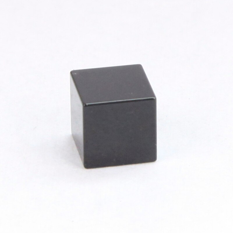 15mm cubo negro de cristal de Color de prisma ornamentos para foto de Día de San Valentín navidad de la novia de vidrio óptico