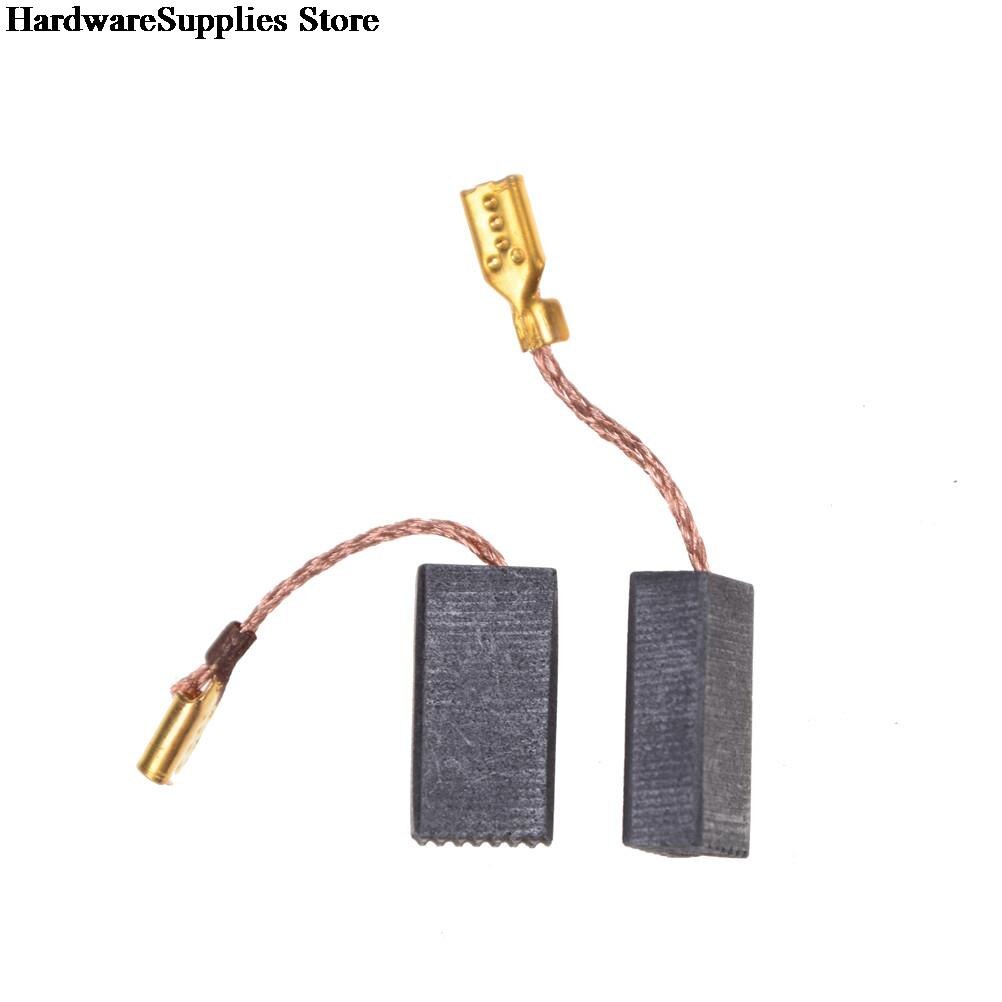 10pcs Carbon Brush Graphite Copper Motor Carbon Brushes Set Tight Copper Wire for Electric Hammer/Drill Angle Grindern