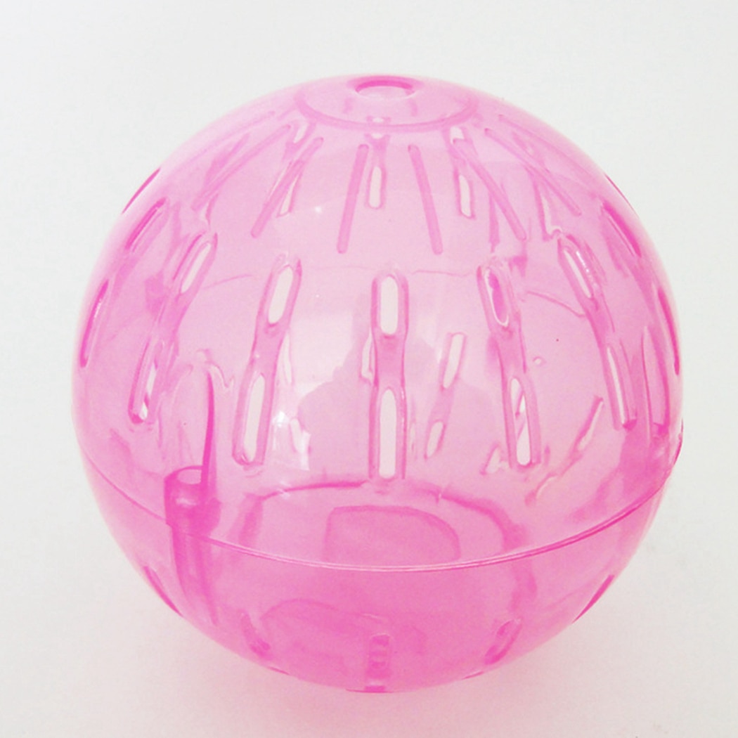 1PCS Random Color Hamster Ball Clear Plastic Safe Sturdy Hamster Exercise Ball Transparent Hamster Ball Toy for Small Pet