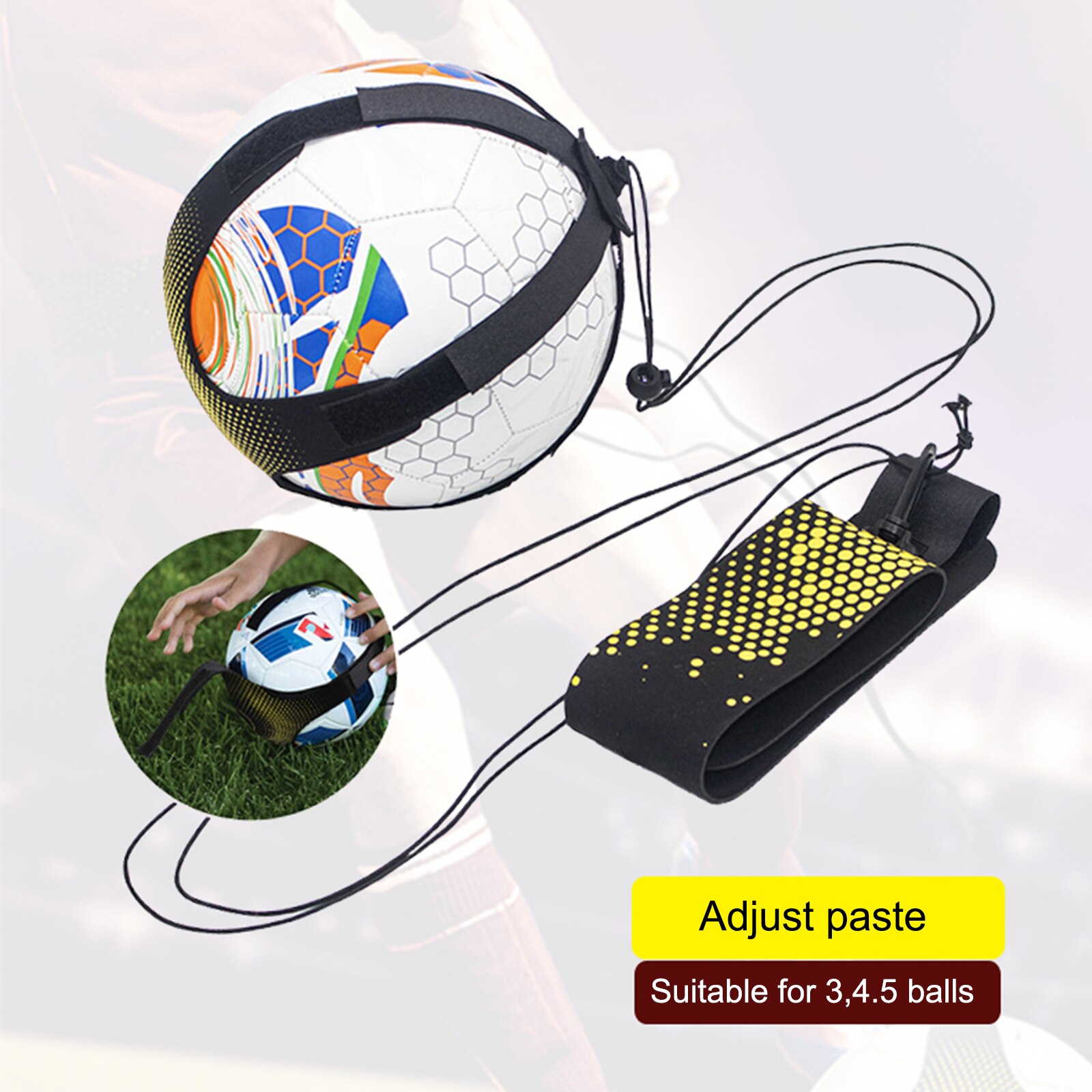 Football Training Belt Kick Practice Aid Sports Assistance Adjustable Sport Equipment Soccer Ball