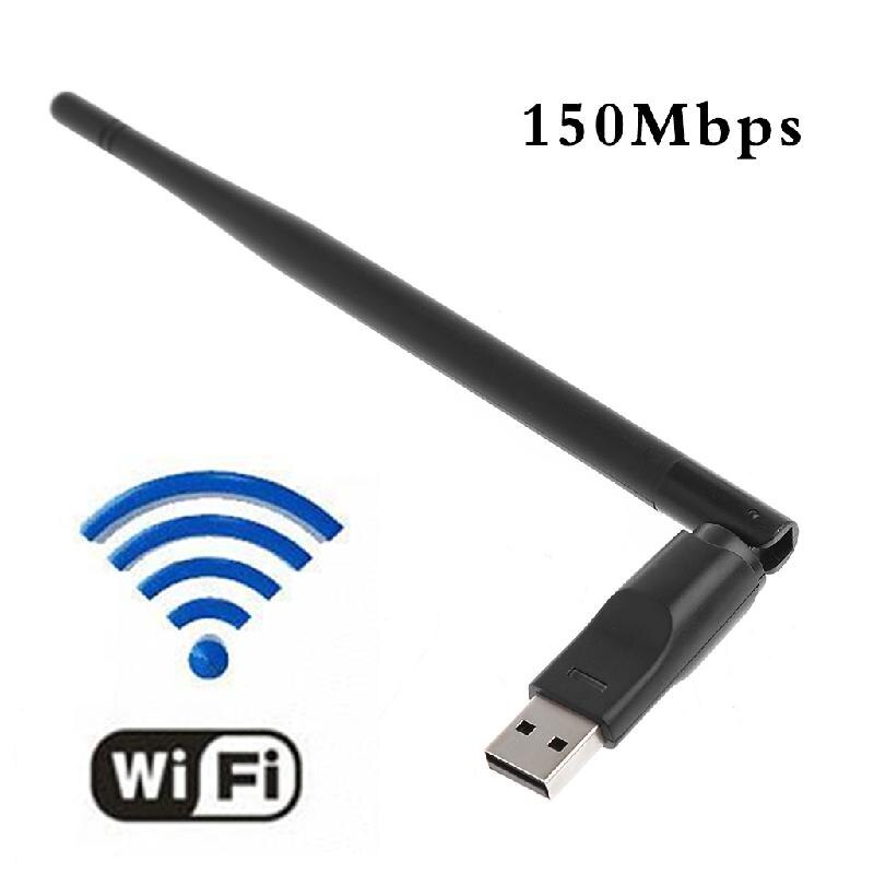150 Mbps 802.11n/g/b USB Netwerk LAN Dongle WiFi Draadloze Adapter 5dBi Antenne