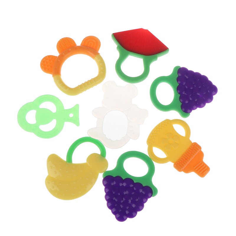 4pz impostato Del bambino infantile Del bambino Dentizione Giocattoli Sicuro Massaggiagengive impostato giocattoli per bambini