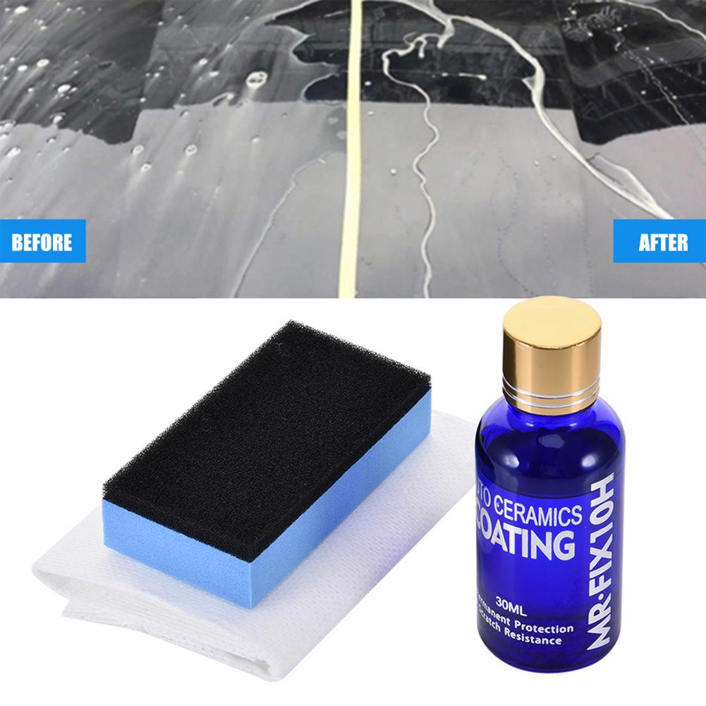 30ml Hardness 10H Super Hydrophobic Car Glass Coating Car Liquid Coat Paint Care Durability Anti-Corrosion Coating Set