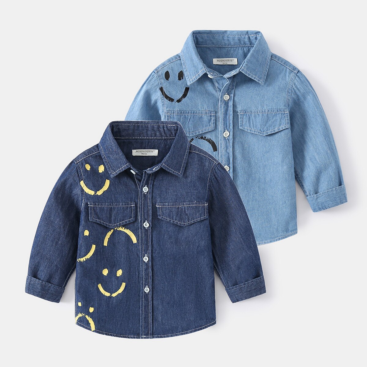 Chaqueta vaquera para niños, Camisa vaquera de para niñas y niños, ropa de otoño, nueva