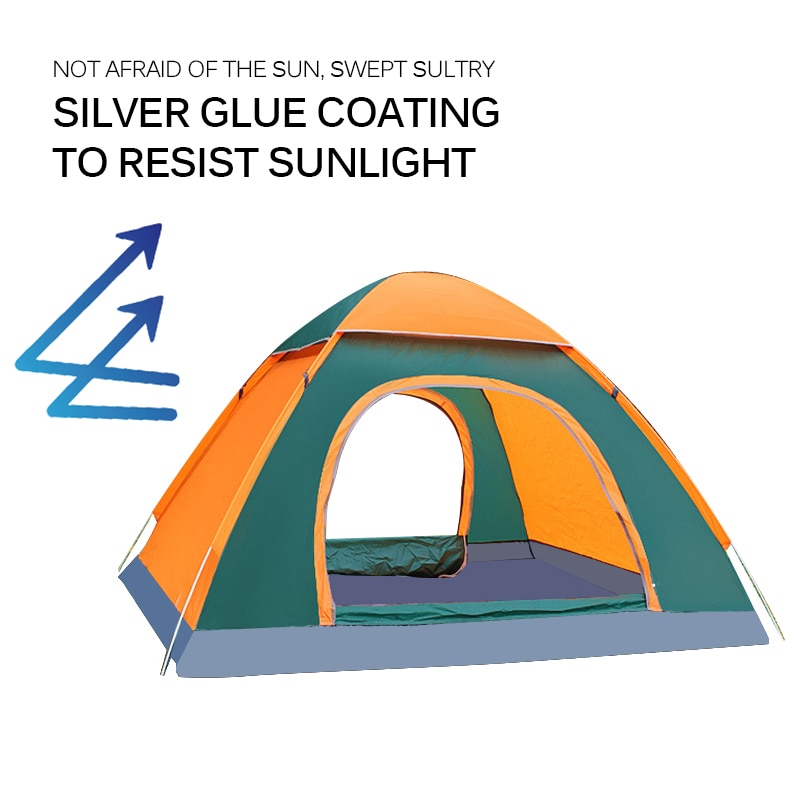 Camping Automatic Pop-Up Outdoor Family Tents Multiple Models Tents Multiple Modes Easily Open Ultra Light Instant Shade