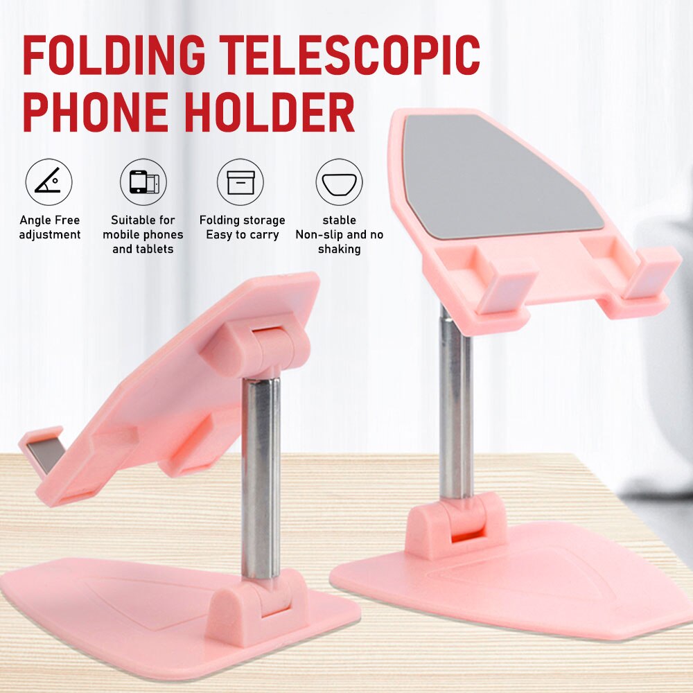 Folding Desktop Mobiele Telefoon Beugel Lui Tablet Mobiele Telefoon Universele Beugel Vrij Intrekbare Stand