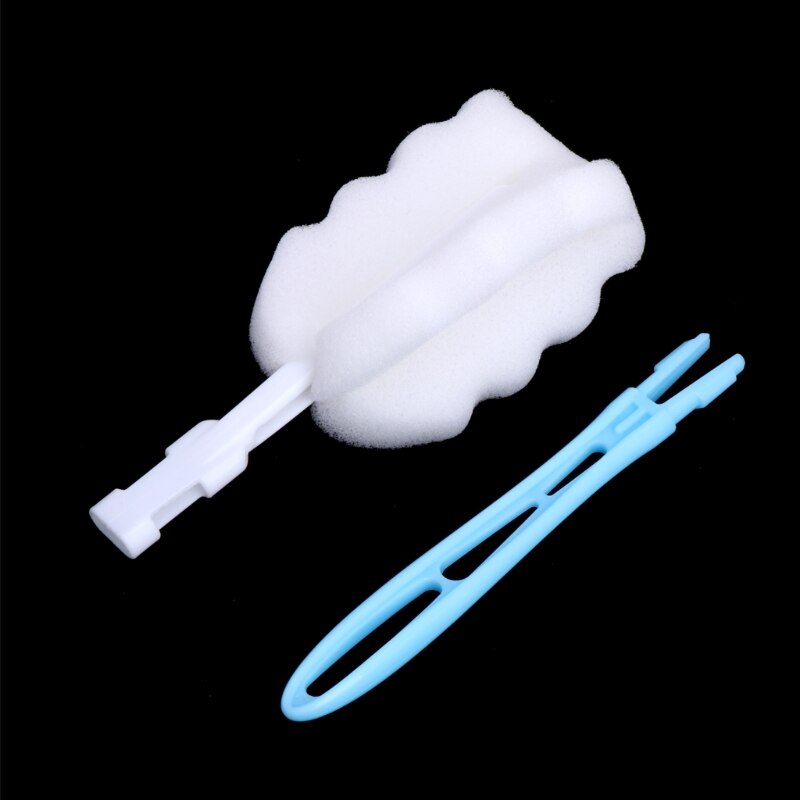 Baby Milk Feeding Bottle Sponge Brush Nipple Cleaning Cup Scrubber Cleaner Tool