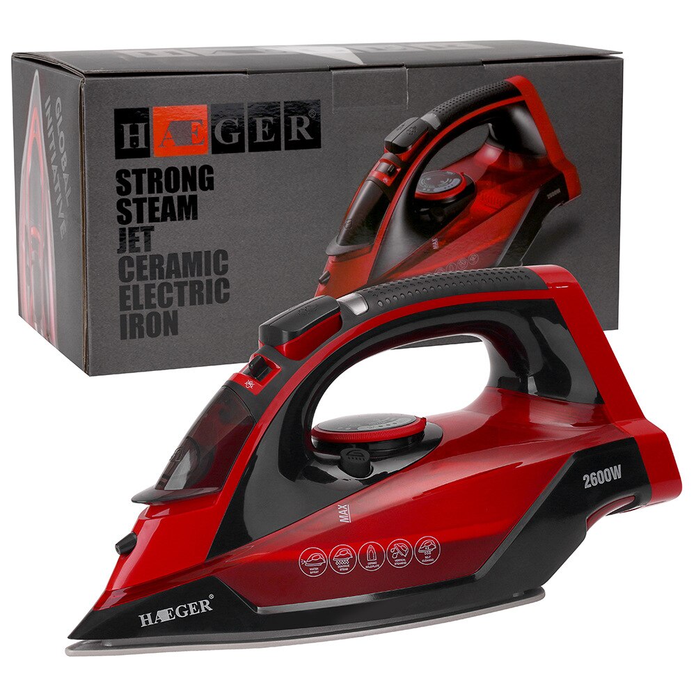 2600W200-240V Cordless Wireless Charging Portable Steam Iron 5 Speed Adjust Clothes Ironing Steamer Portable Ceramic