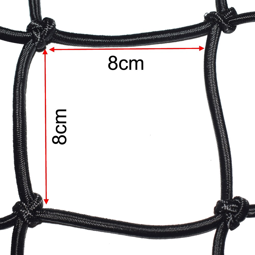 40x40cm Motorcycle Oil Tanker Cargo Net Hooks Elastic Mesh Straps Motorcross Helmet Luggage Bags Holder Mesh Cover Scooter Bag