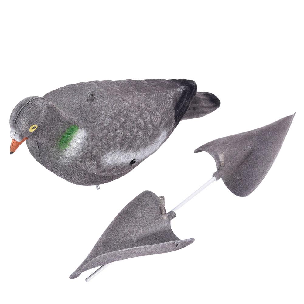 Outdoor Duif Motion Decoy Wind Decoy Met Beweegbare Vleugels Voor Tuin Decor Pet Vogel Benodigdheden