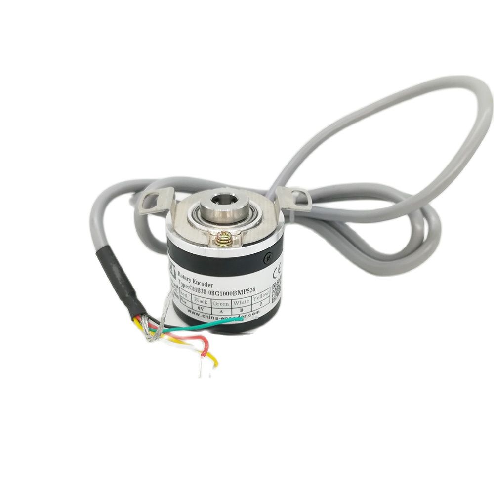 Codeur rotatif à trou aveugle CALT 5-26V 38mm 6mm | 100 200 500 600 1000 1024 2000 PPR sortie de traction 10-30V