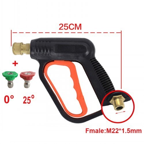 OPRQ Lance de nettoyage de lavage de voiture | 280/380/55/58 en forme d'éventail, Lance de nettoyage de lave-linge à haute pression, pistolets de pulvérisation avec buse à 3000: WHITE