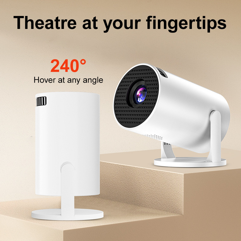 Portable HY300 Mini Projector Y200 Projector Wired Wireless Mirroring 1080P High Definition Home Cinema Projector Christmas