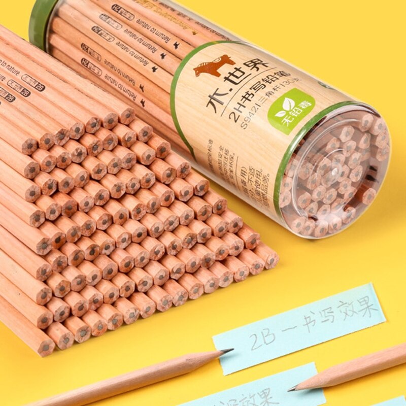 Pencil Children 2B Pencil Drawing Sketch Pen Elementary School Supplies 12 Pieces 30 Pieces 50 Pieces 72 pcs/Bucket