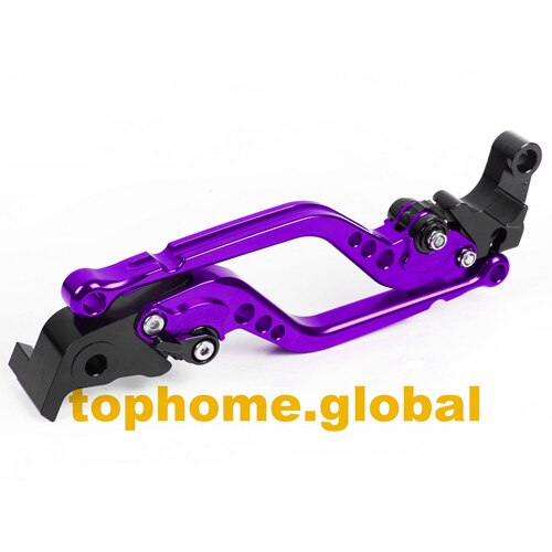 Voor yamaha  r3 r25 -  lange koppelingsremhendels cnc verstelbaar 10 kleuren: Paars