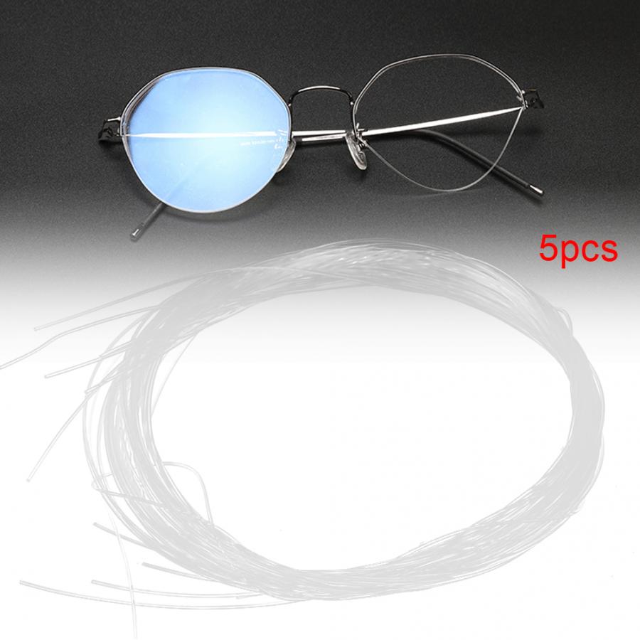5Pcs Half Frame Brillen Lens Inbrengen Interliner Eyewear Repareren Tool Accessoire 0.55 Mm Voor Bril Makers Repareren Werknemer