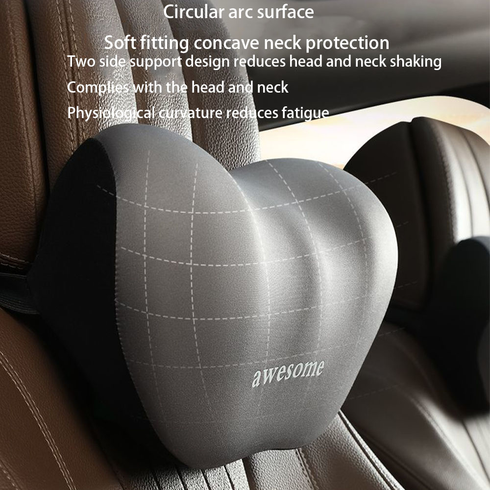 Update Car Lumbar Support Pillow Auto Neck Pillow Waist Support Removable Washable Backrest Universal Vehicle Cushion