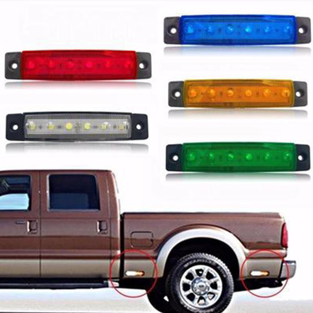 4PCS LED light 12V 24V White Red Orange Truck Trailer Indicator Marker kart caravan Pickup Lamps Side tractor