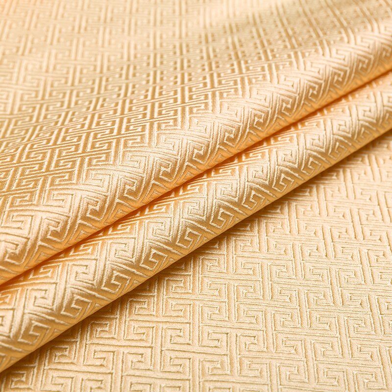 Kinesisk stil brokade jacquard satin stof materiale til syning cheongsam kimono og tasker til gør-det-selv: Nijinbense