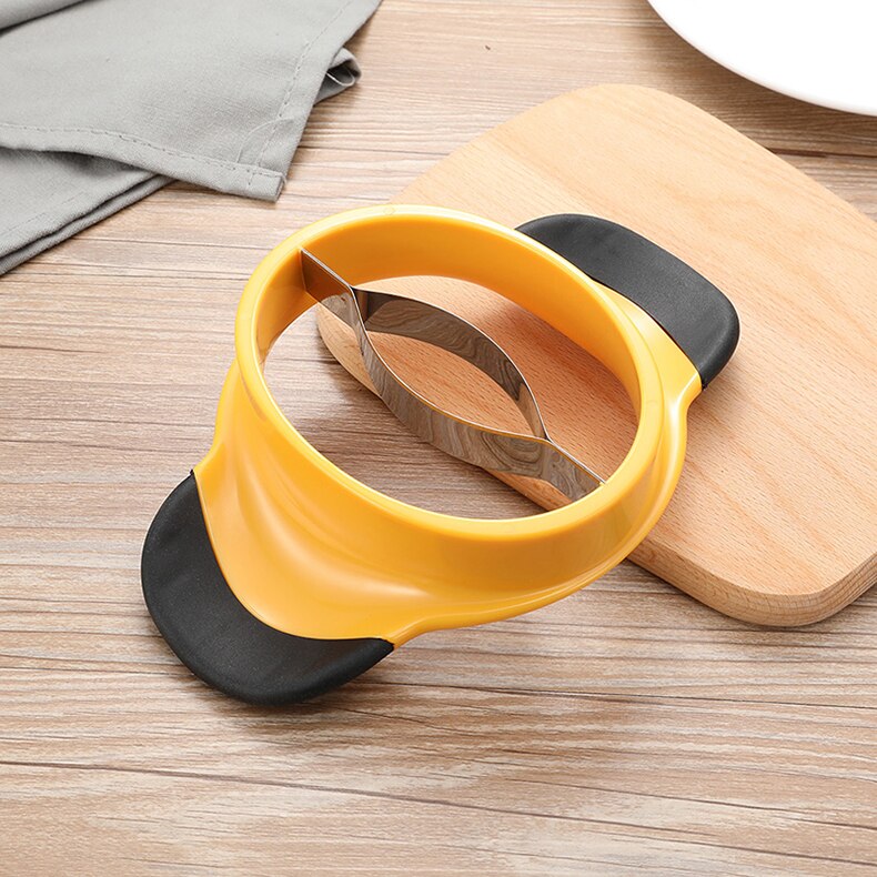 Stainless Steel Mango Splitter Large Mango Slicer Manual Separator Fruit Peach Cutter Pitter Enucleated Kitchen Gadget: Default Title