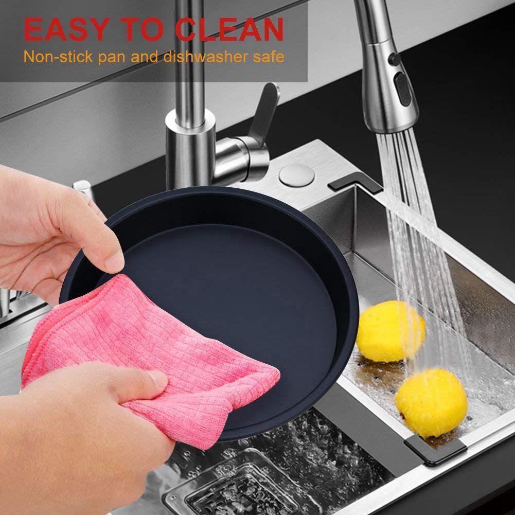 Electric Air Fryer Deep Oven Cooker with Recipe,1300 W, Time and Temperature Display, Touch-Screen Control, Detachable