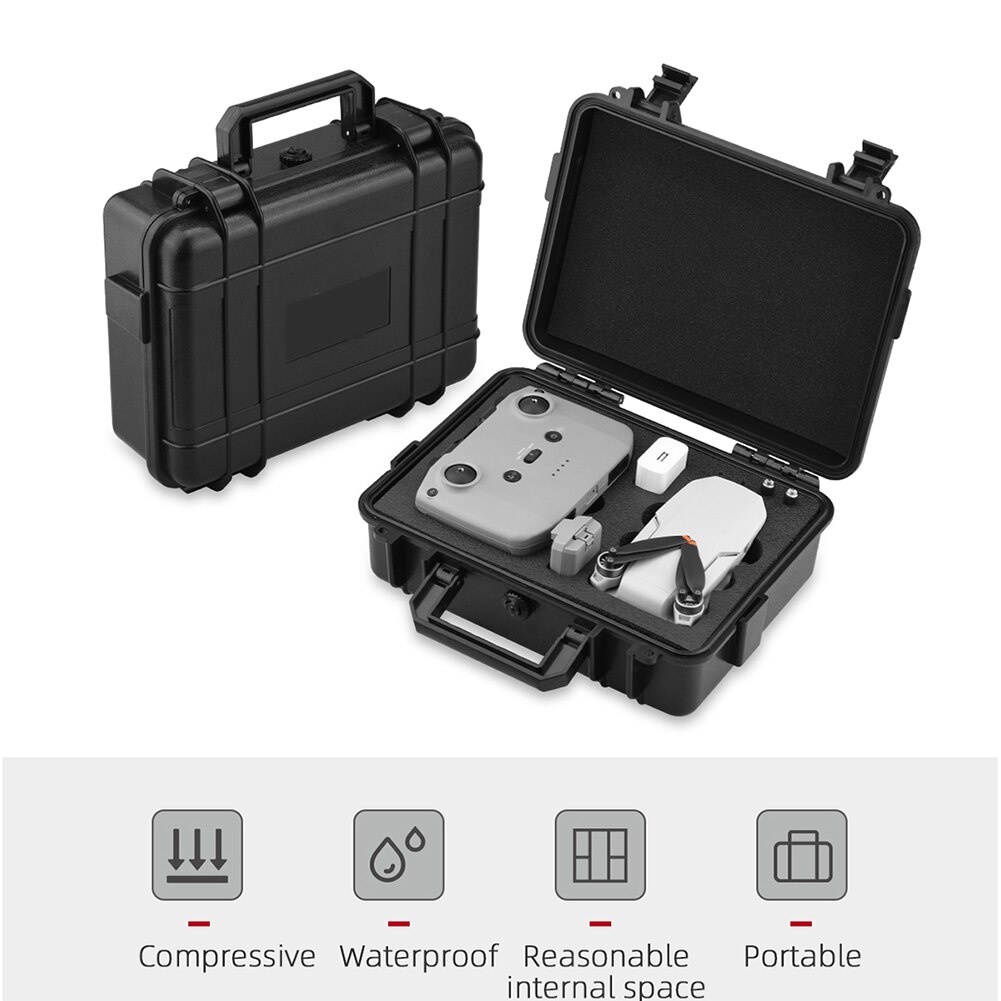 Explosieveilige Box Draagtas Voor Dji Mini 2 Grote Capaciteit Waterdichte Beschermende Hard Case Drone Accessoires