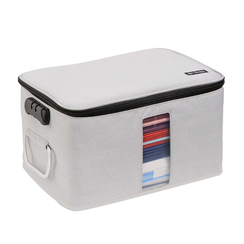 Multilayer Document Organizer Password Files Bag Briefcase Large Capacity Travel: Default Title