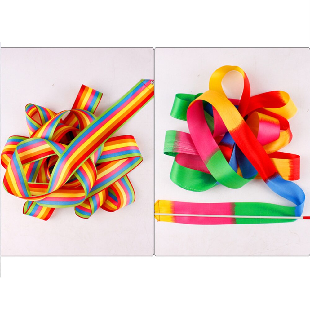 Trainning Center Ribon 4 Pcs Rhythmic Art Gymnastics Ribbon Children Danc... – Grandado