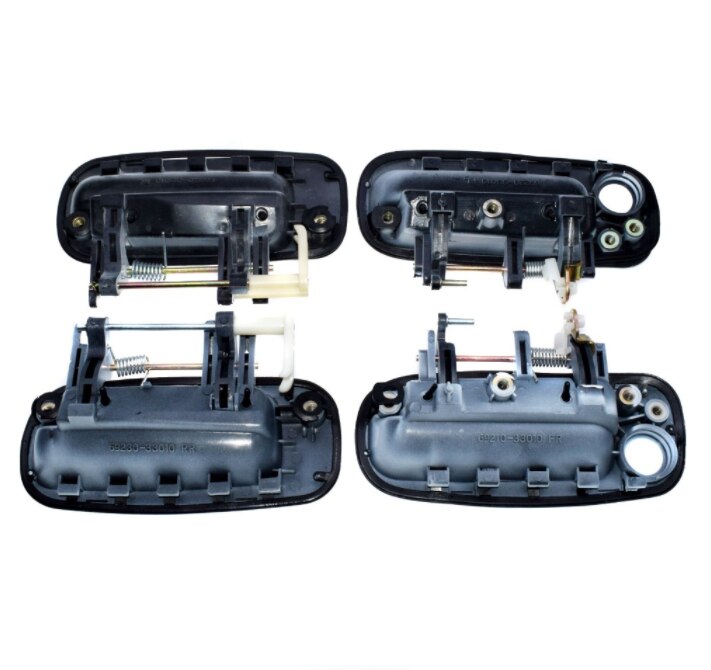 WOLFIGO Set of 4pcs White Outside Door Handle for Toyota Camry 1992-1996 69220-33020 6921033010 6924033010 6923033010