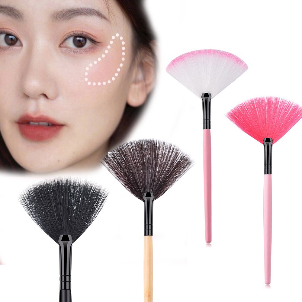 1PC Retractable Blush Makeup Brush Aluminum Handle Eyeshadow Foundation Facial Brushes Makeup Cosmetic Tools