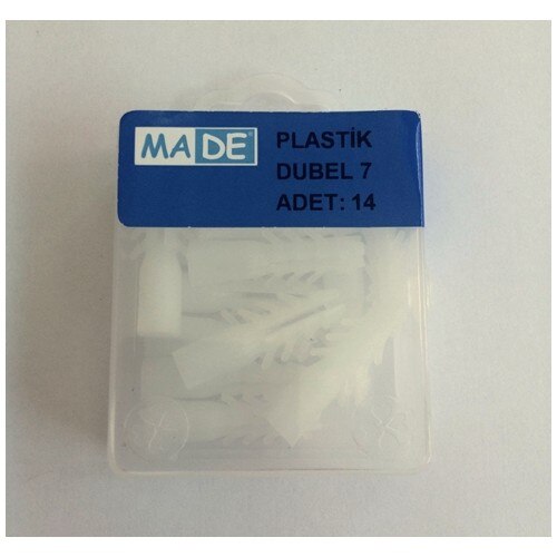 Made plastic dowel 7Mm ( 14 pcs)
