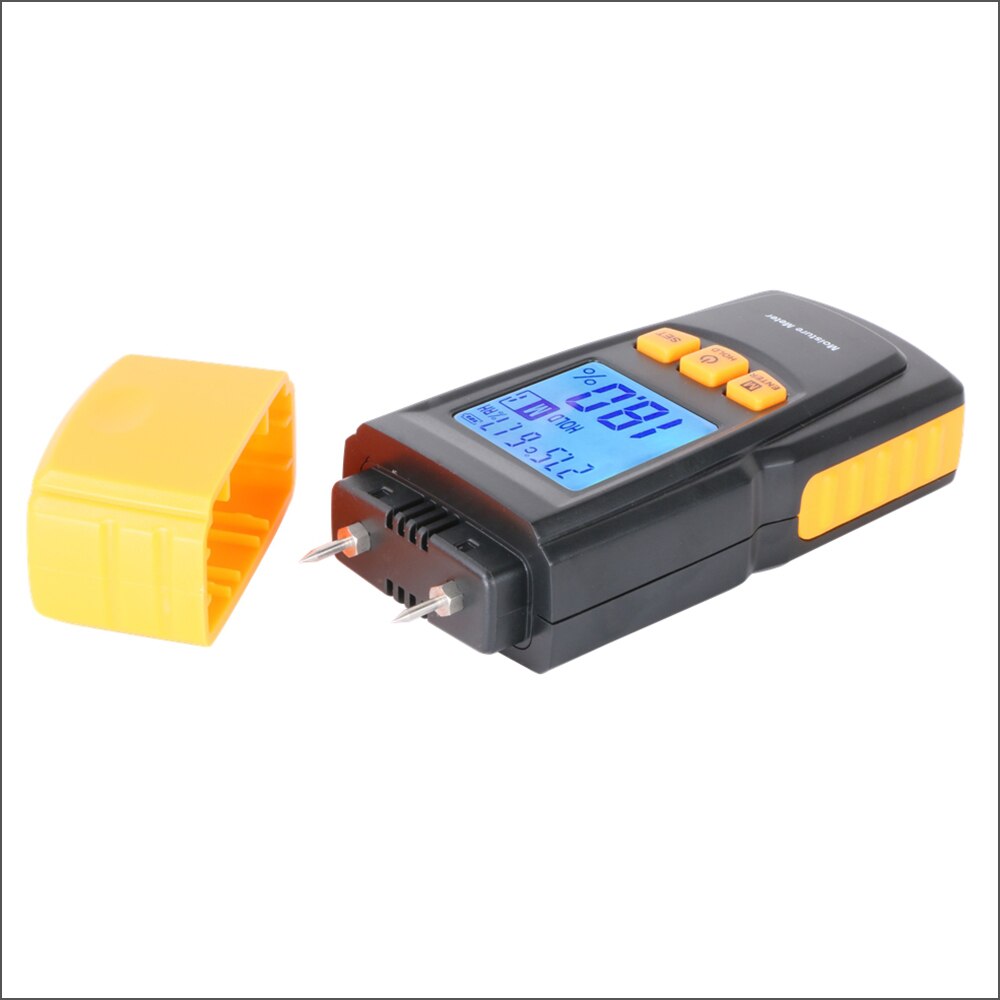 RZ Wood Moisture Meter Humidity Tester Digital LCD Display Inductive Timber Damp Detector Hygrometer GM610 Tools