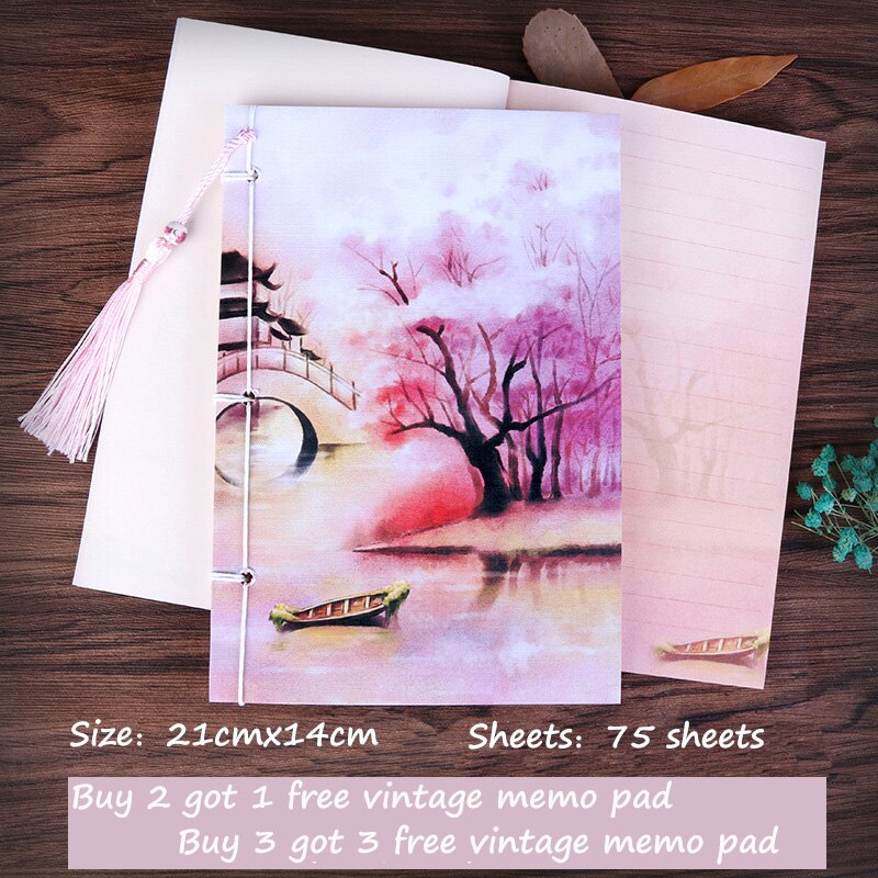 21X14cm Cute Diary Notebook Ruled Inner Paper A5 Notepad Beautiful Collection Binding Flower Writing Books: Green