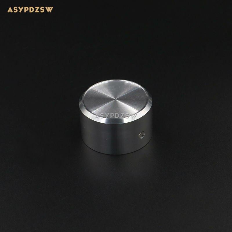 1 PCS Chamfer style Full aluminum silver 38*22 DAC/Amplifier solid Volume potentiometer knob