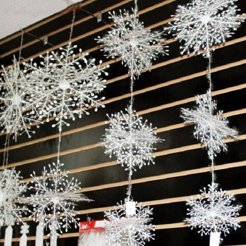 3 stuks sneeuwvlokkerstversiering kerstboomversiering